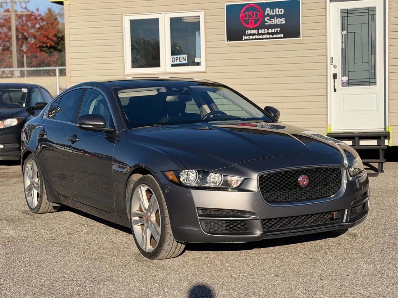Gray 2017 Jaguar XE Sedan All-Wheel Drive Automatic