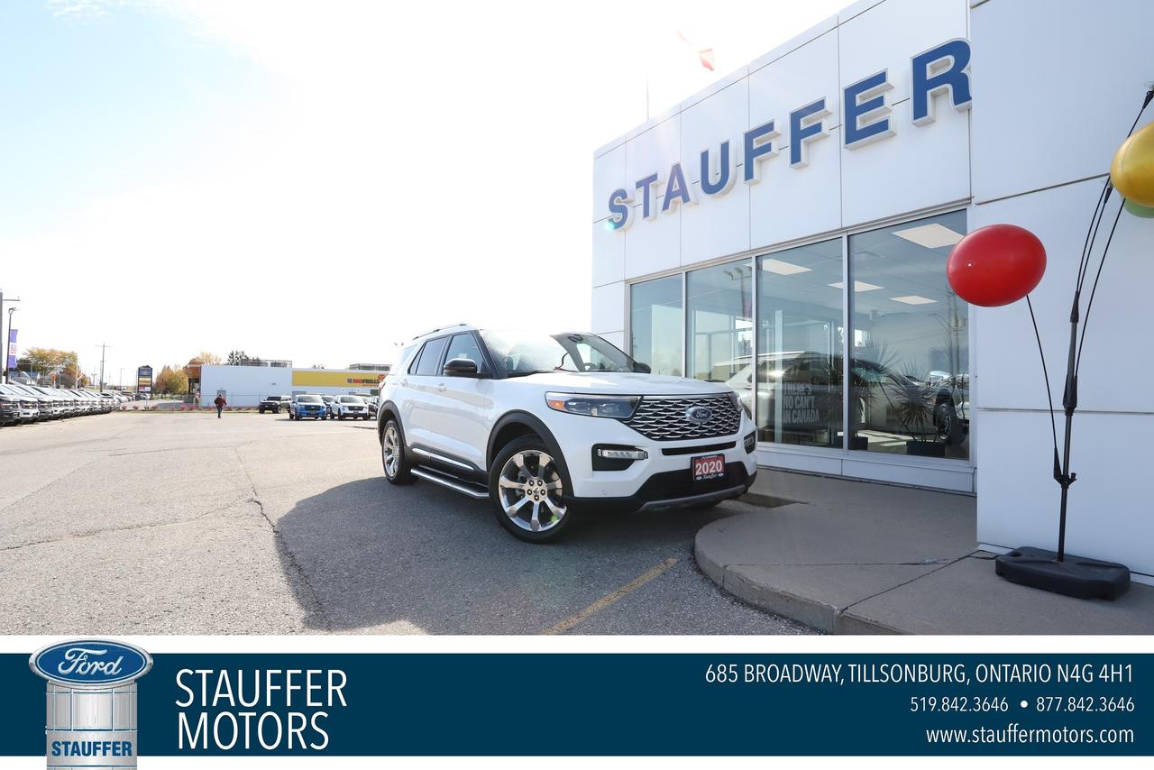 Star White Met Tri-Coat 2020 Ford Explorer SUV / Crossover All-Wheel Drive Automatic