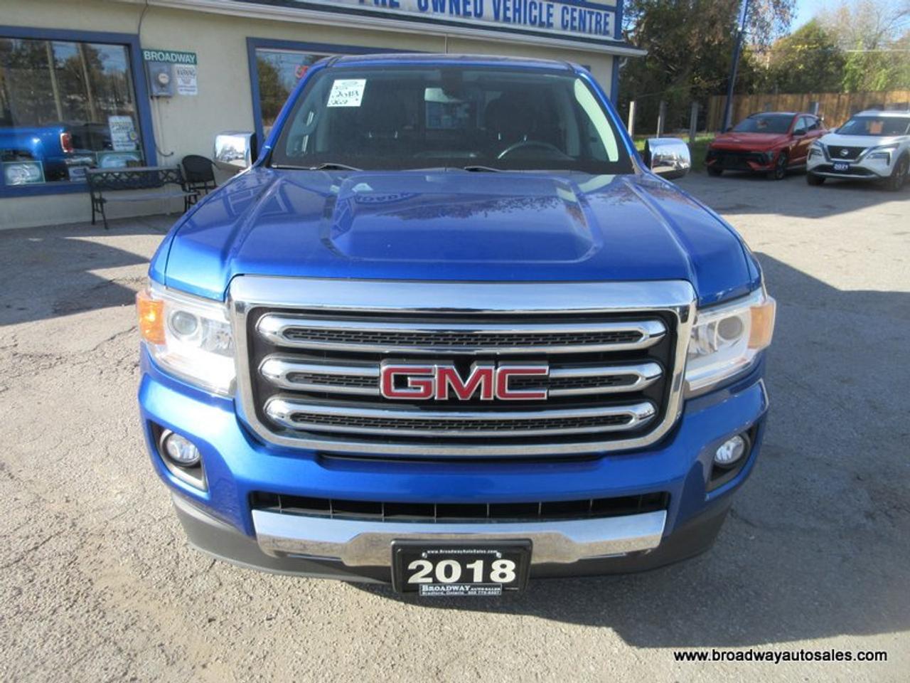 2018 GMC Canyon GREAT VALUE SLT-EDITION 5 PASSENGER 3.6L - V6.. 4X4.. CREW-CAB.. SHORTY.. LEATHER.. HEATED SEATS.. BACK-UP CAMERA.. BLUETOOTH SYSTEM.. Photo4