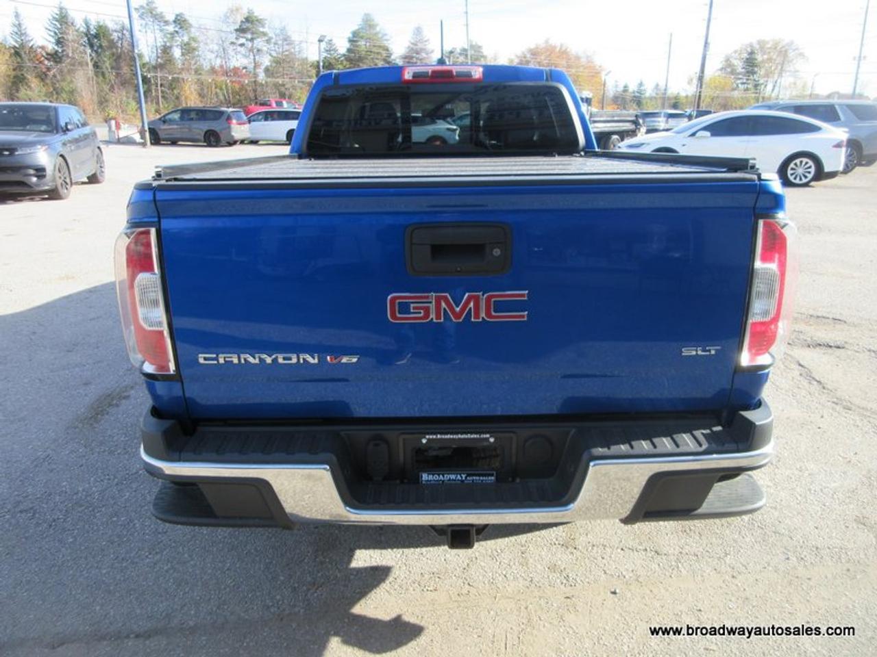 2018 GMC Canyon GREAT VALUE SLT-EDITION 5 PASSENGER 3.6L - V6.. 4X4.. CREW-CAB.. SHORTY.. LEATHER.. HEATED SEATS.. BACK-UP CAMERA.. BLUETOOTH SYSTEM.. Photo