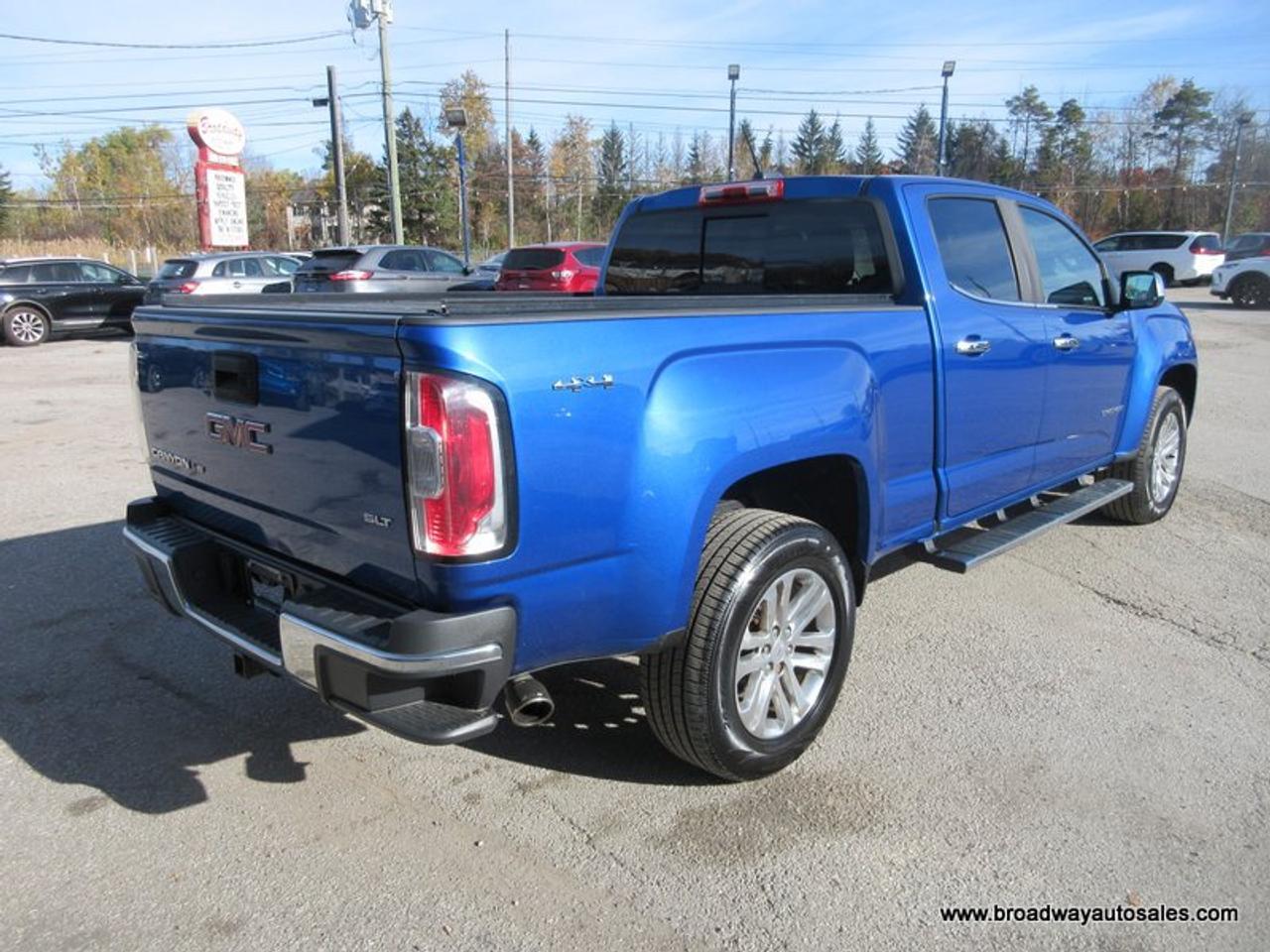 2018 GMC Canyon GREAT VALUE SLT-EDITION 5 PASSENGER 3.6L - V6.. 4X4.. CREW-CAB.. SHORTY.. LEATHER.. HEATED SEATS.. BACK-UP CAMERA.. BLUETOOTH SYSTEM.. Photo