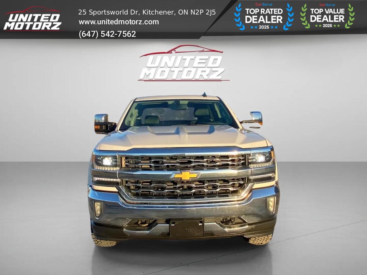 2018 Chevrolet Silverado 1500 LTZ CREWCAB 4WD 6.2L V8~SAFETY CERTIFIED~ Photo