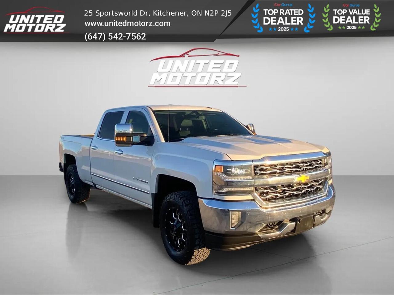 2018 Chevrolet Silverado 1500 LTZ CREWCAB 4WD 6.2L V8~SAFETY CERTIFIED~ Photo3
