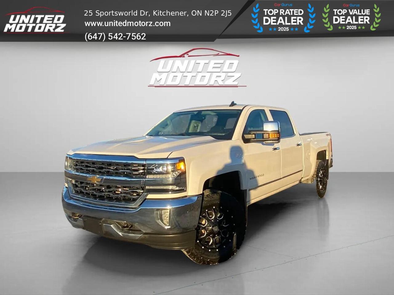 2018 Chevrolet Silverado 1500 LTZ CREWCAB 4WD 6.2L V8~SAFETY CERTIFIED~ Photo1
