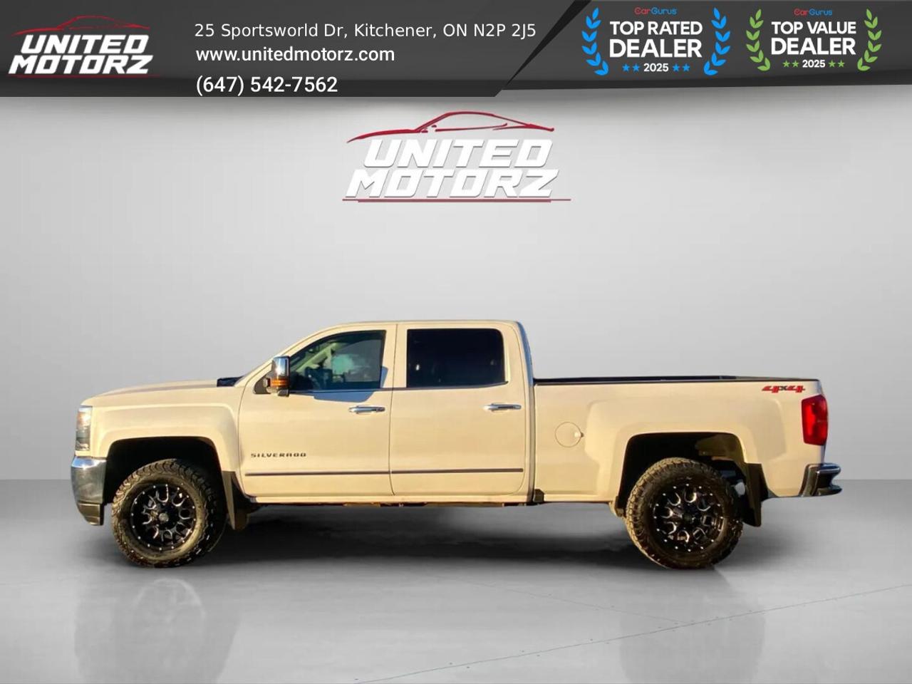 2018 Chevrolet Silverado 1500 LTZ CREWCAB 4WD 6.2L V8~SAFETY CERTIFIED~ Photo