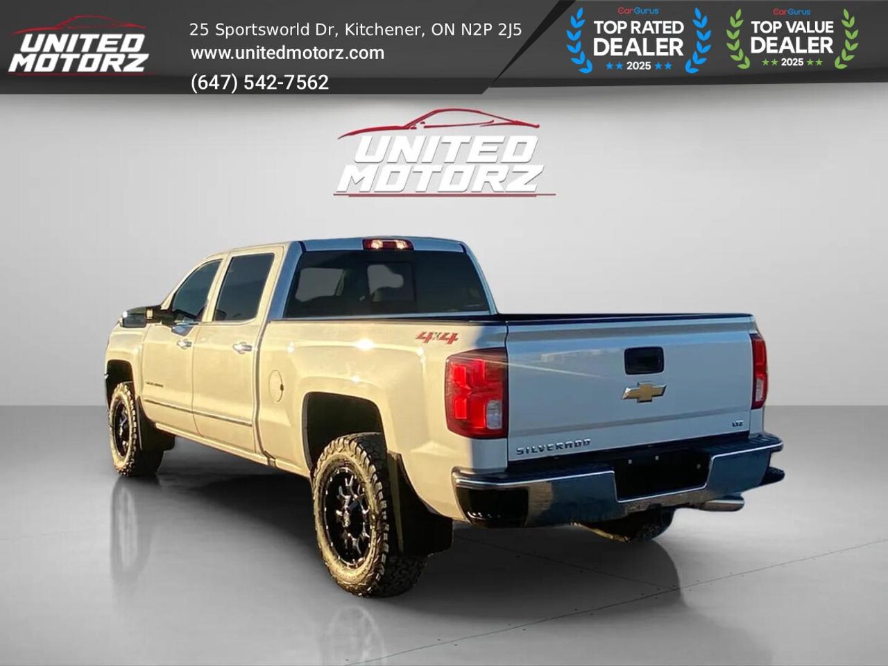 2018 Chevrolet Silverado 1500 LTZ CREWCAB 4WD 6.2L V8~SAFETY CERTIFIED~ Photo
