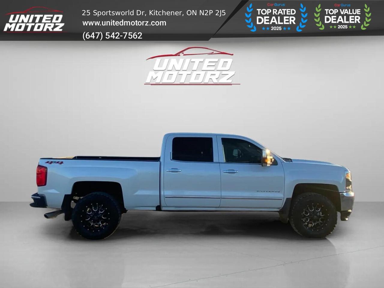 2018 Chevrolet Silverado 1500 LTZ CREWCAB 4WD 6.2L V8~SAFETY CERTIFIED~ Photo