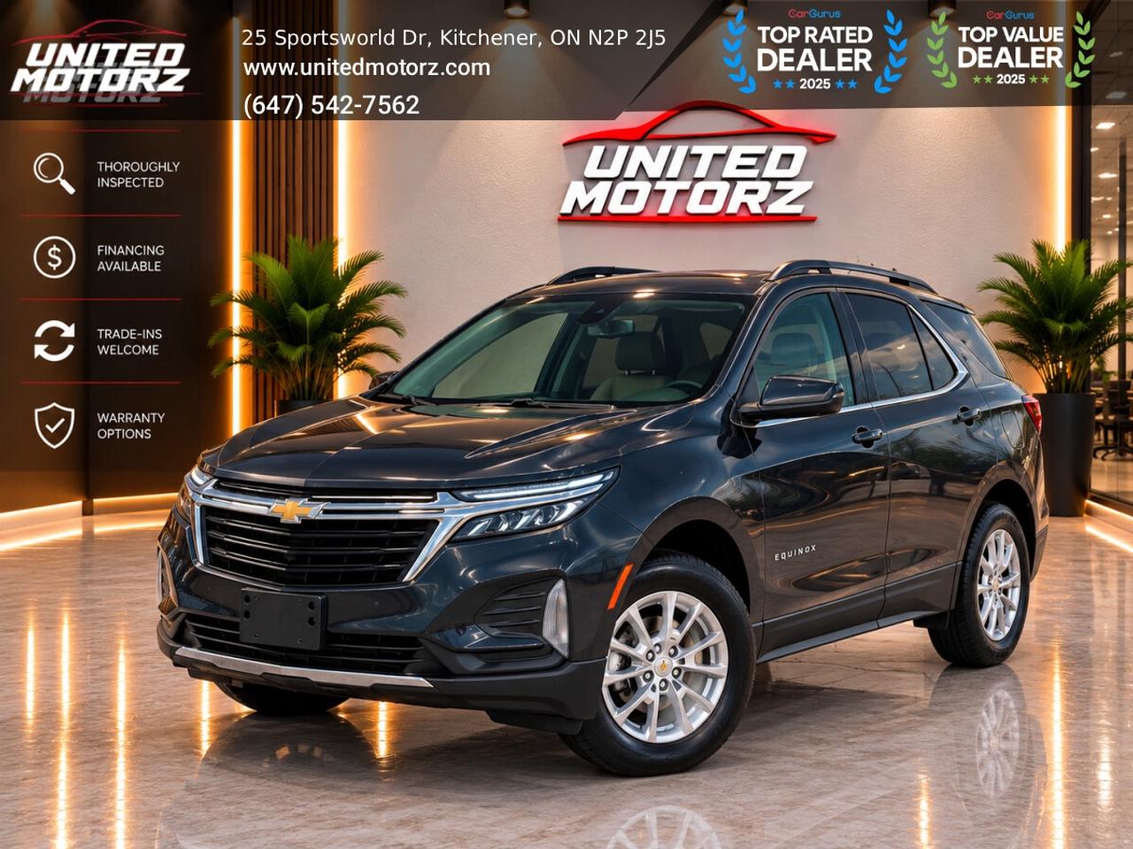 2022 Chevrolet Equinox LT w/1LT AWD 1.5L~SAFETY CERTIFIED~NO ACCIDENTS~ON Photo0