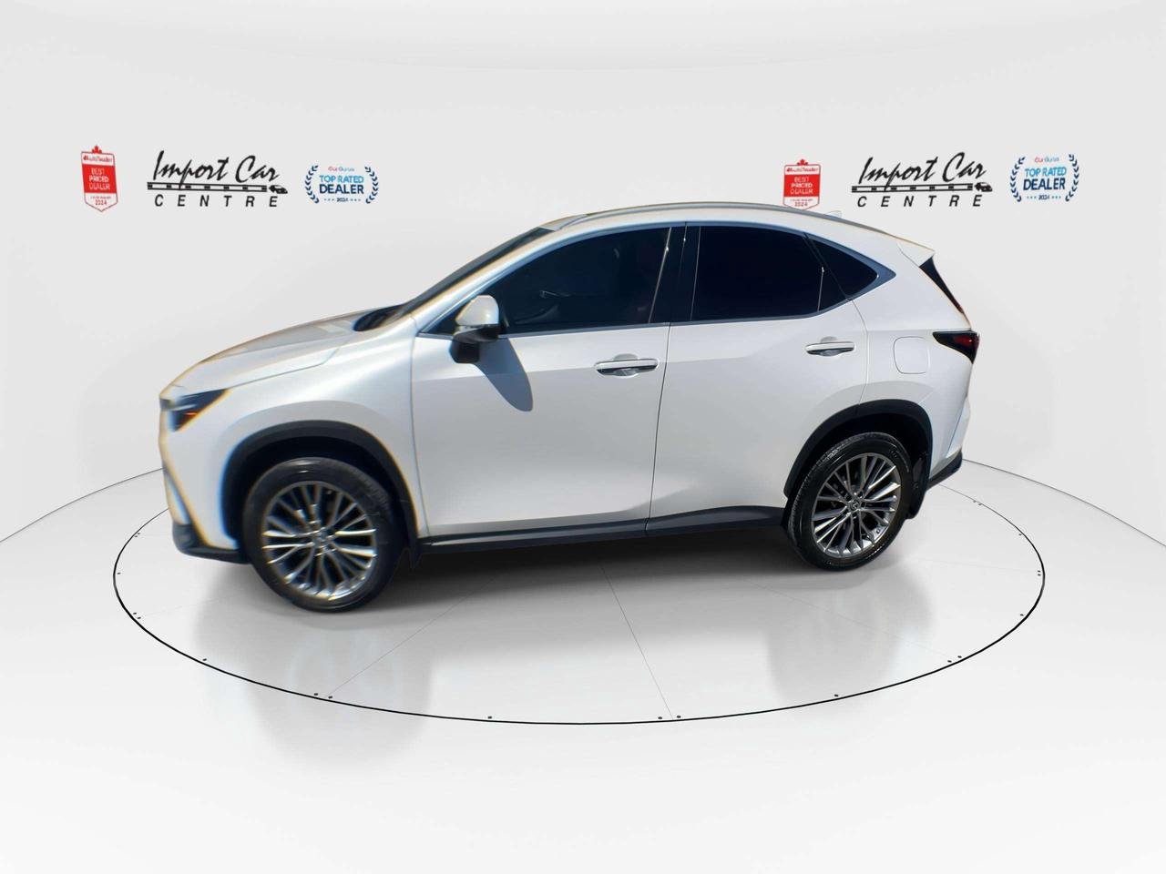 2022 Lexus NX 350 LEATHER, ROOF, HEATED & VENTED SEATS, HEATED STEERING WHEEL, BLIS, BK. CAM, ALLOYS Photo