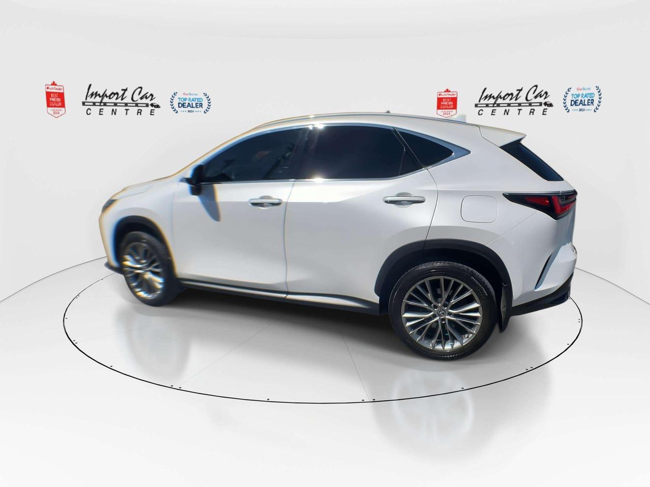 2022 Lexus NX 350 LEATHER, ROOF, HEATED & VENTED SEATS, HEATED STEERING WHEEL, BLIS, BK. CAM, ALLOYS Photo