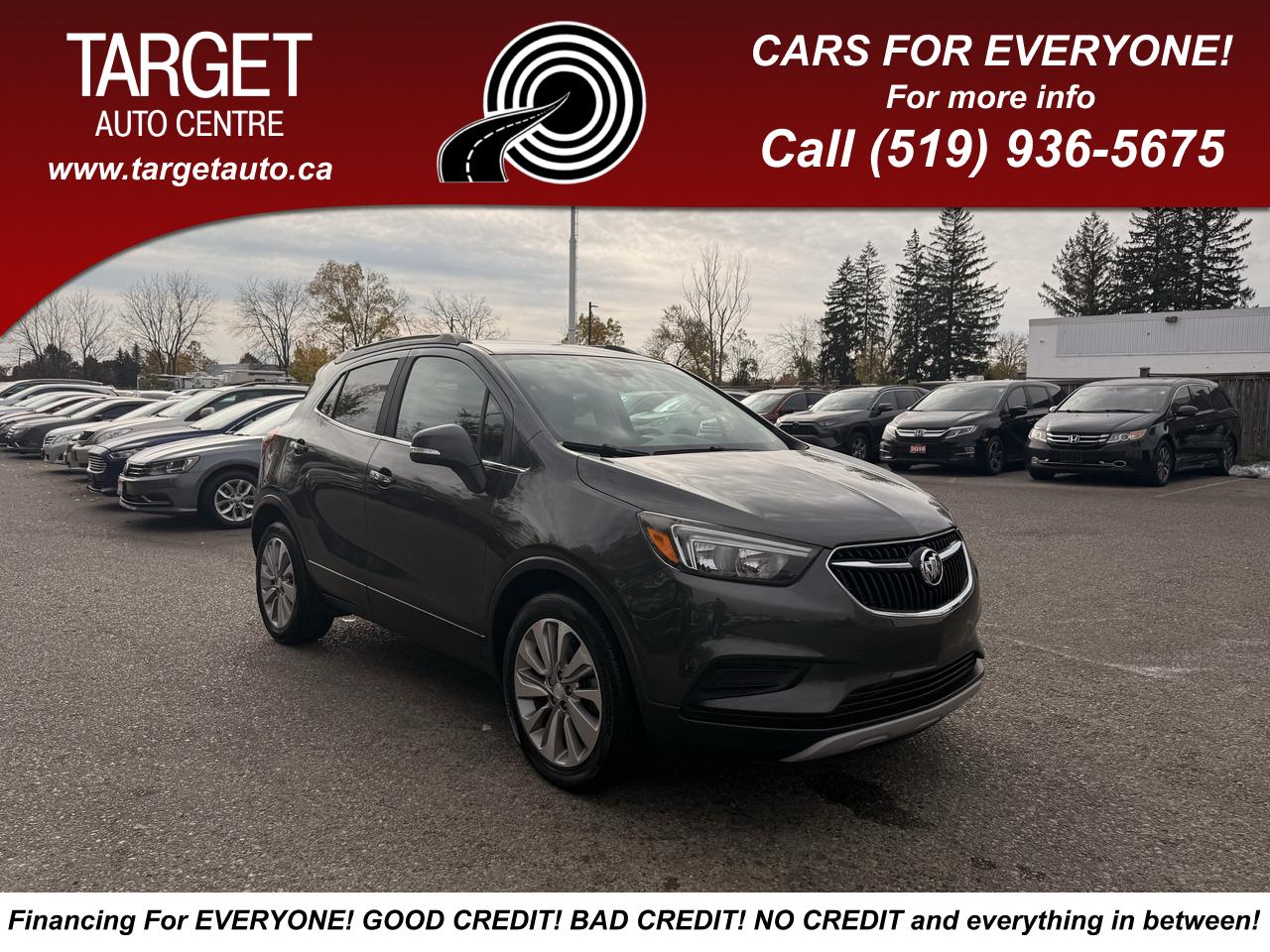 Gray 2018 Buick Encore SUV / Crossover Front-Wheel Drive Automatic
