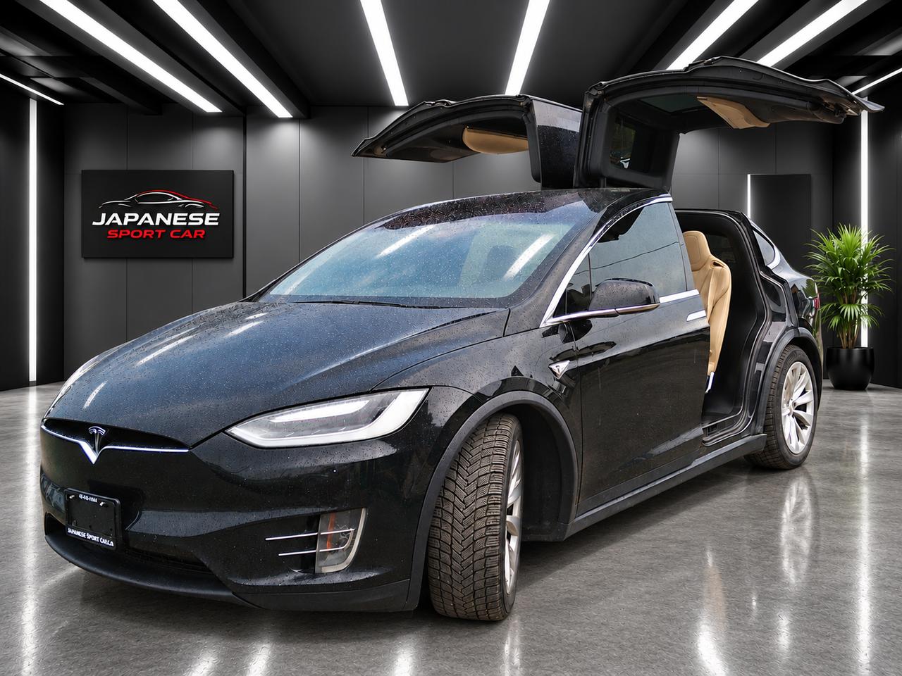 Black 2016 Tesla Model X SUV / Crossover All-Wheel Drive Automatic