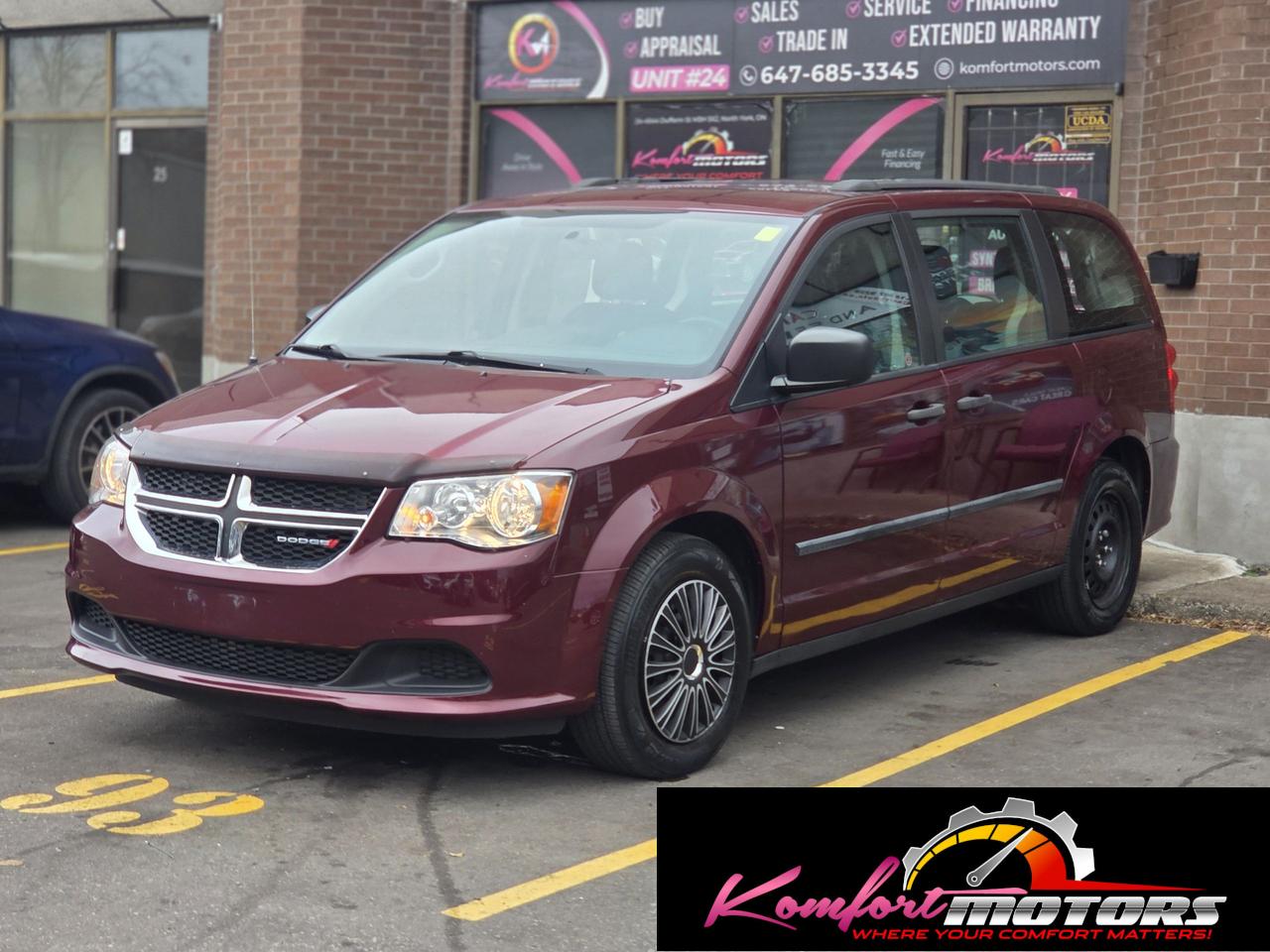 Red (Burgundy) 2016 Dodge Grand Caravan Minivan Automatic