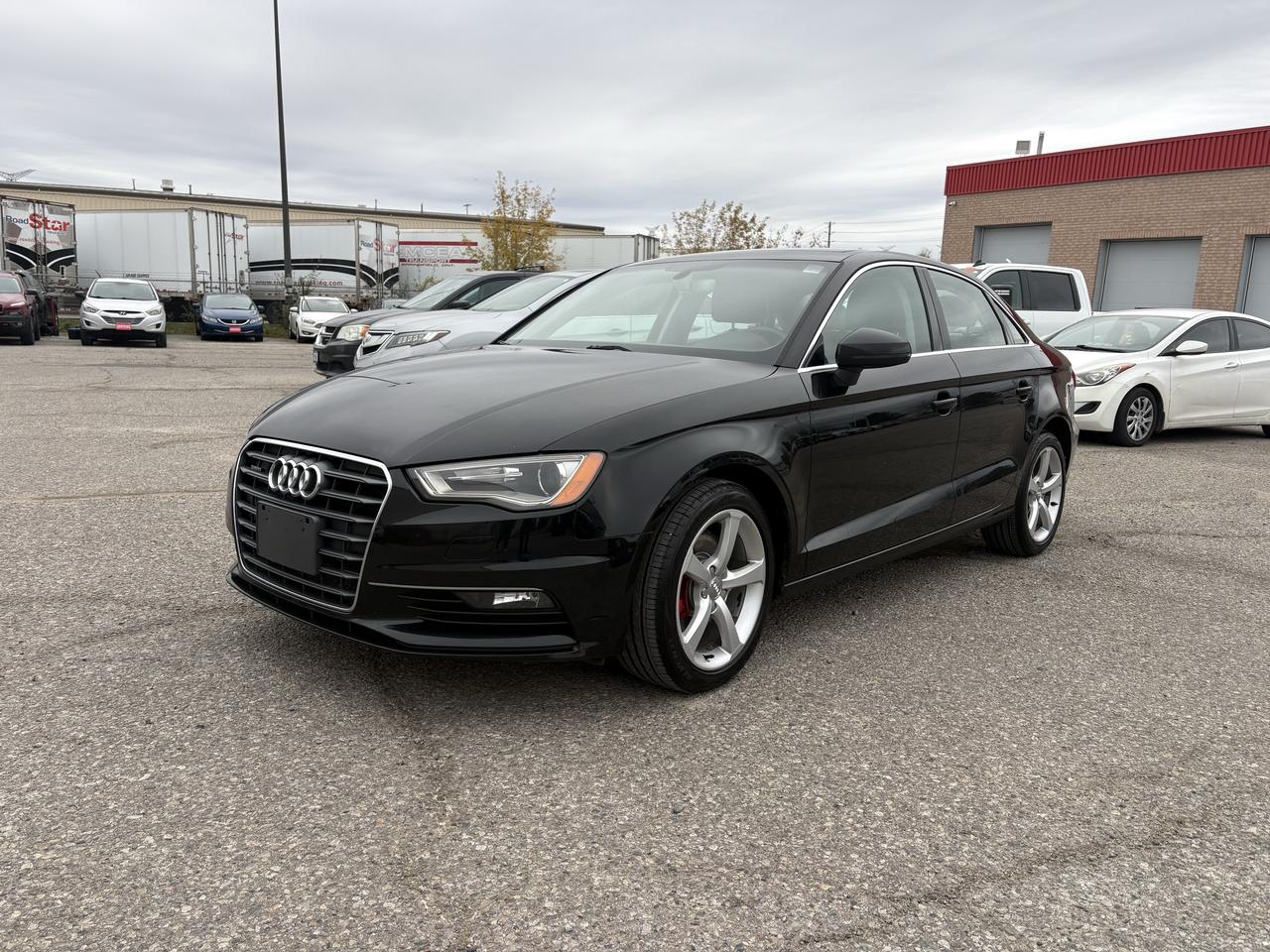 Black 2016 Audi A3 Sedan  Automatic