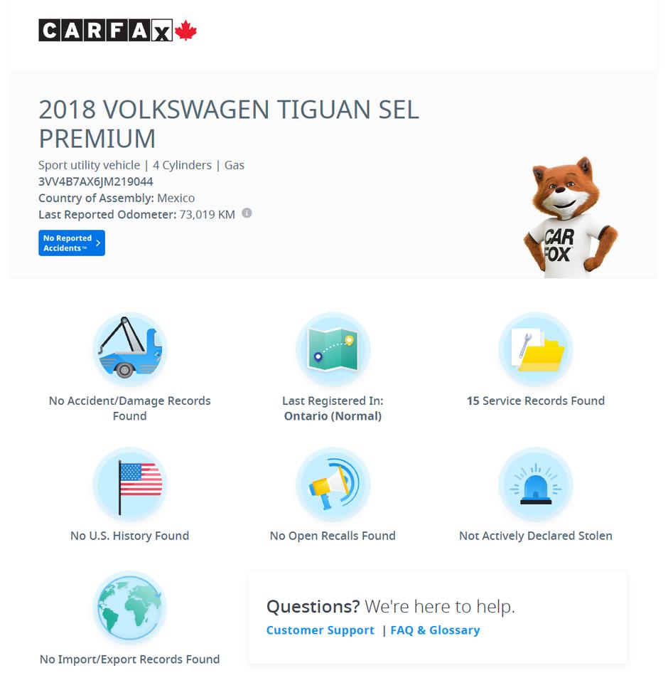 2018 Volkswagen Tiguan Highline R-LINE 4MOTION+CLEAN CARFAX Photo