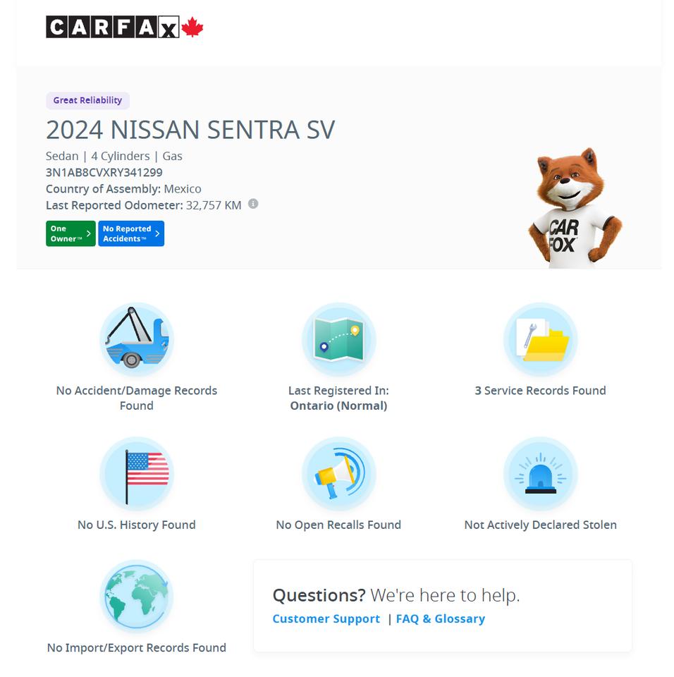 2024 Nissan Sentra SV ROOF+ONE OWNER+CLEAN CARFAX Photo4