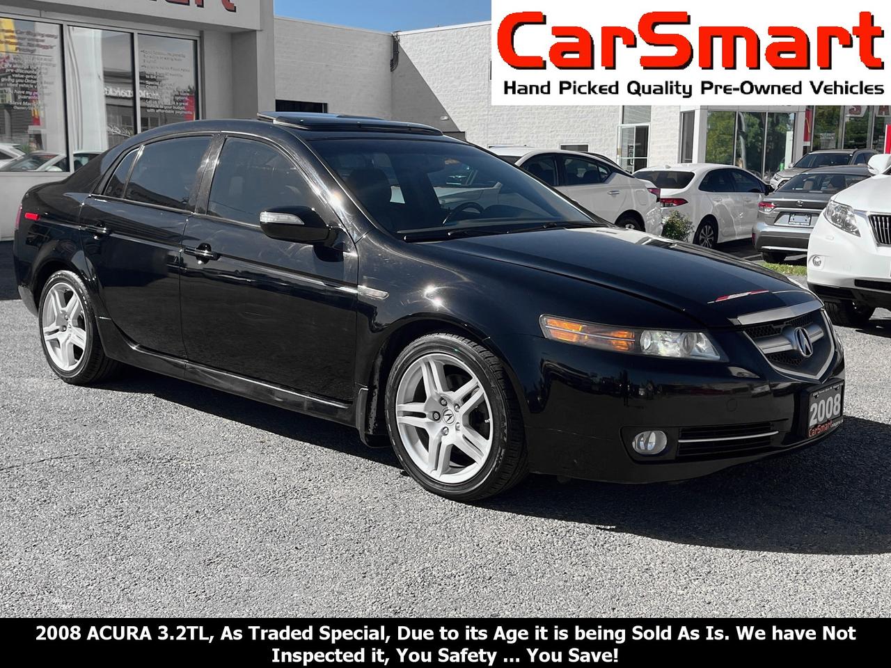 Black 2008 Acura TL Sedan Front-Wheel Drive Automatic