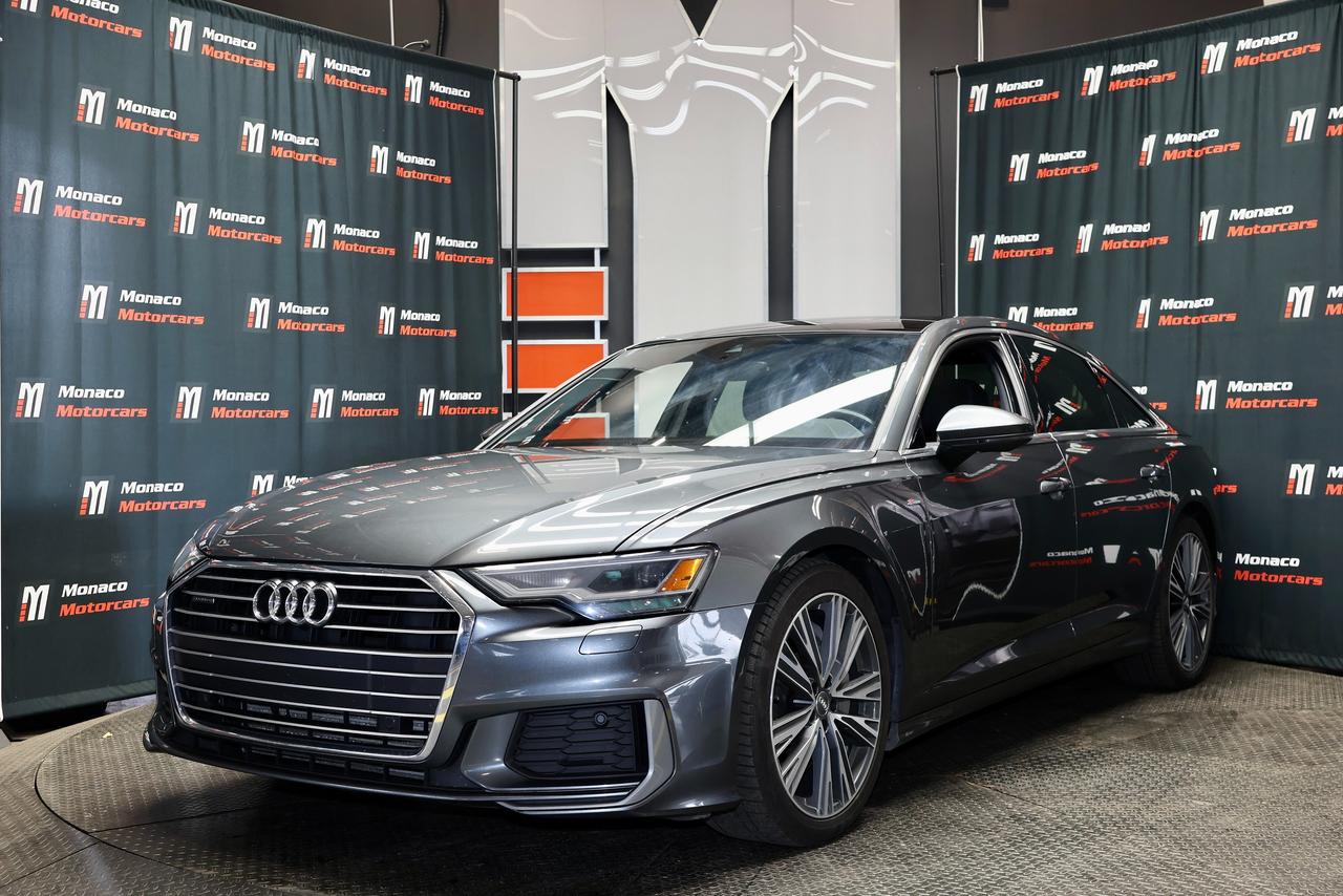 Gray 2020 Audi A6 Sedan  Automatic
