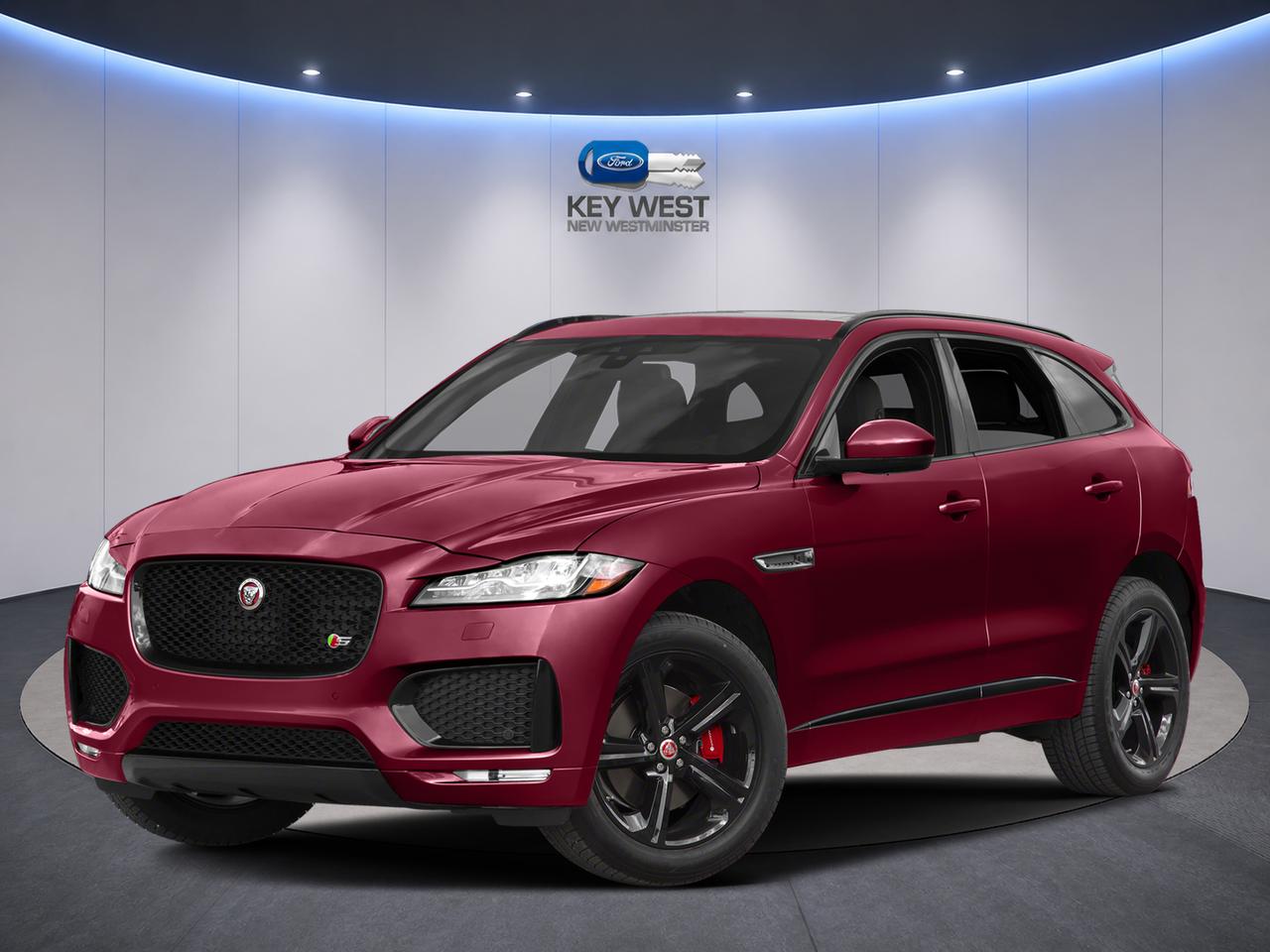 Red 2017 Jaguar F-PACE SUV / Crossover All-Wheel Drive Automatic