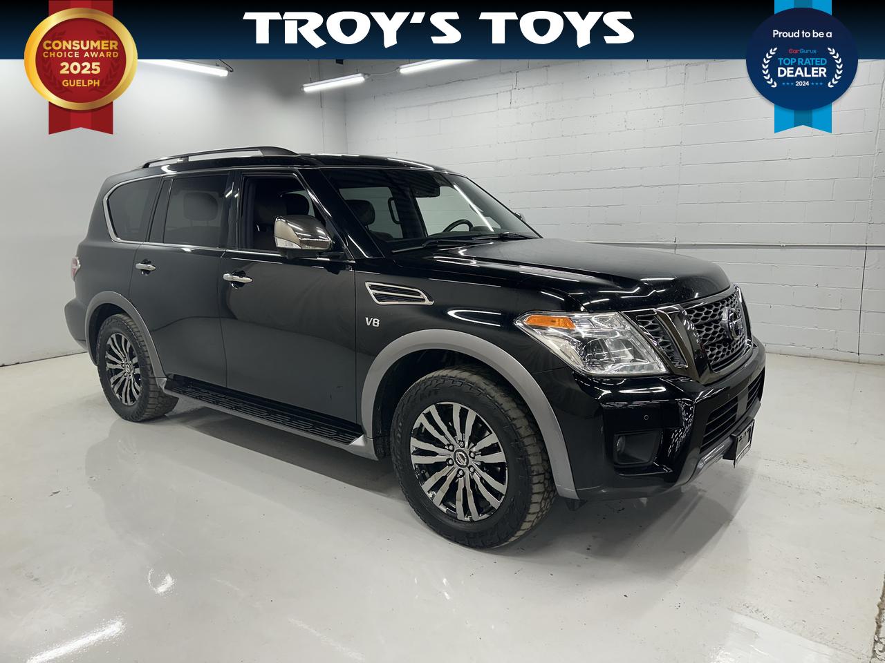 Black 2018 Nissan Armada SUV / Crossover Four-Wheel Drive Automatic