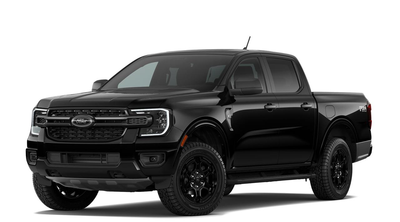 Shadow Black 2026 Ford Ranger Pickup Truck Four-Wheel Drive Automatic