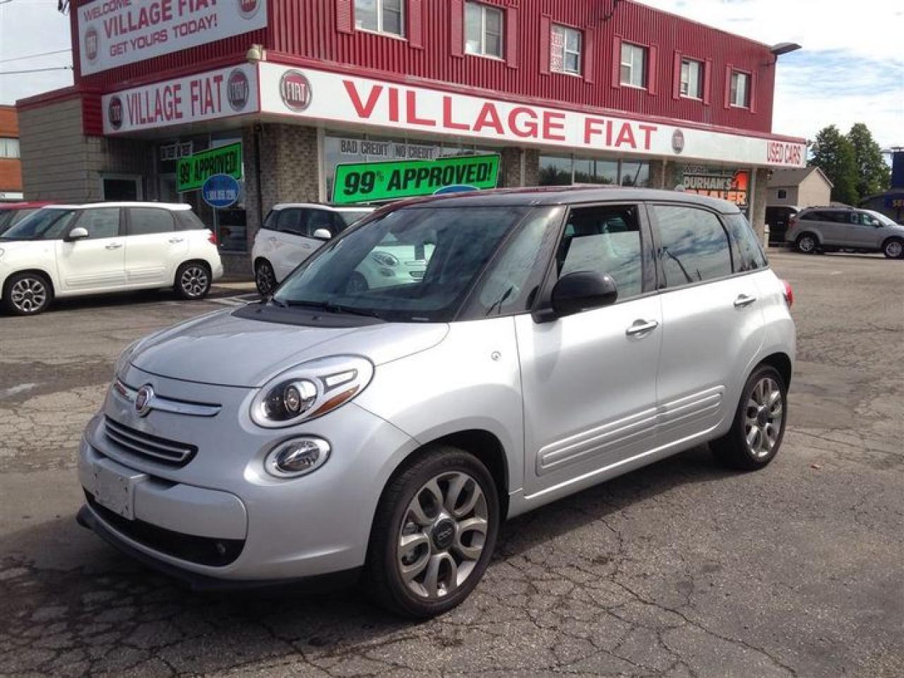 2014 Fiat 500L Sport ***FWD***1.4L 4 CYLINDER ENGINE***6-SPEED MANUAL***SPACIOUS SEATING for 5 with PLENTY of HEAD and LEG ROOM***CRUISE CONTROL***POWER MOON ROOF***MP3 CD PLAYER***BEATS BY DRE SPEAKERS***UCONNECT***BLUETOOTH***DUAL-ZONE AUTOMATIC TEMPERATURE CONTROL***SiriusXM SATELLITE RADIO***17 WHEELS***HEATED FRONT SEATS    Looking for a new car at an affordable price? Load your family into the 2014 FIAT 500L! Packed with features and truly a pleasure to drive! This model accommodates 5 passengers comfortably, and provides features such as: a leather steering wheel, heated seats, and air conditioning. Under the hood youll find a 4 cylinder engine with more than 150 horsepower, providing a smooth and predictable driving experience. Well tuned suspension and stability control deliver a spirited, yet composed, ride and drive Our aim is to provide our customers with the best prices and service at all times. Stop by our dealership or give us a call for more information.