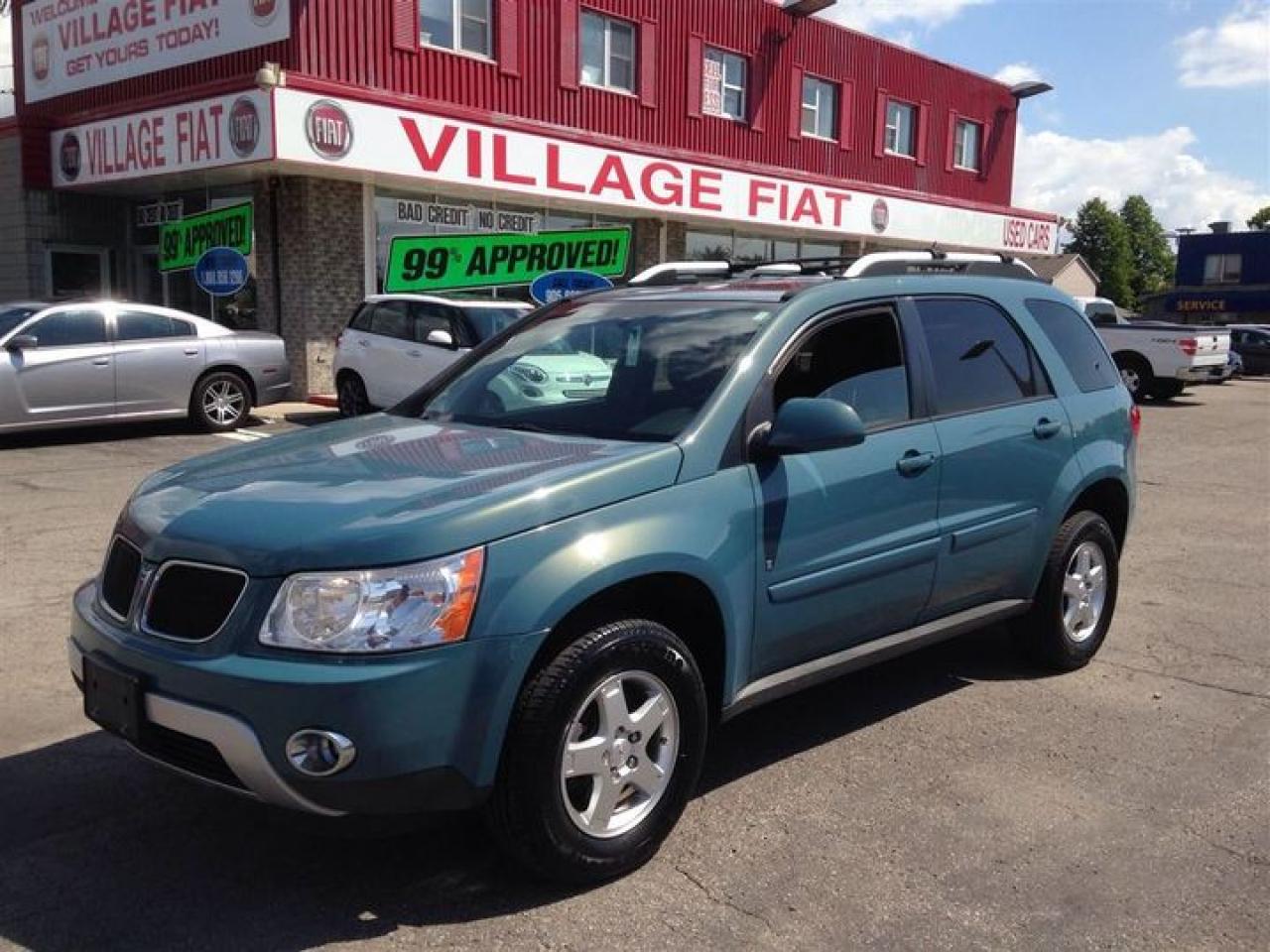 2008 Pontiac Torrent ***FWD***3.4L 6 CYLINDER ENGINE***FRONT BUCKET SEATS***AIR CONDITIONING***LEATHER-WRAPPED STEERING WHEEL***6 DISC CD PLAYER***POWER DOOR MIRRORS***SPOILER***REAR CARGO LIFT GATE***REMOTE KEYLESS ENTRY***TILT STEERING***ALLOY WHEELS***FRONT FOG LIGHTS***REAR WINDOW WIPER***COMPASS***OUTSIDE TEMPERATURE DISPLAY***LOW TIRE PRESSURE WARNING***PANIC ALARM***SPLIT FOLDING REAR SEATPOWER STEERINGPacked with features and truly a pleasure to drive! Smooth gearshifts are achieved thanks to the refined 6 cylinder engine, and for added security, dynamic Stability Control supplements the drivetrain. Our knowledgeable sales staff is available to answer any questions that you might have. Theyll work with you to find the right vehicle at a price you can afford. Call now to schedule a test drive.