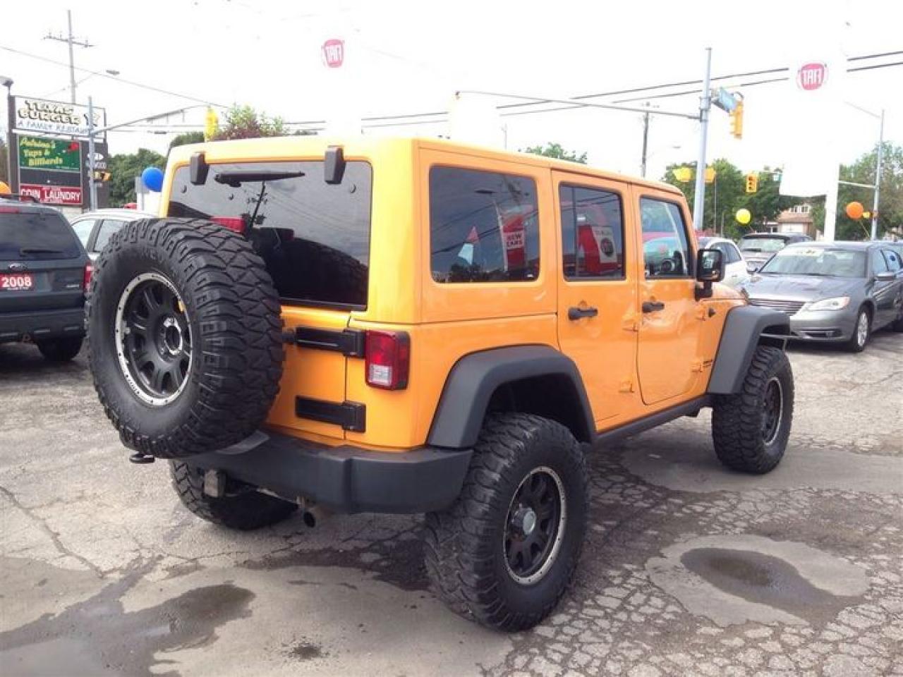 2012 Jeep Wrangler Unlimited Rubicon Unlimited ***ORANGE***LEATHER INT.*** Photo3