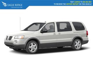 Used 2008 Pontiac Montana Sv6 Uplevel AM/FM Radio, Air Conditioning, Entertainment System for sale in Coquitlam, BC