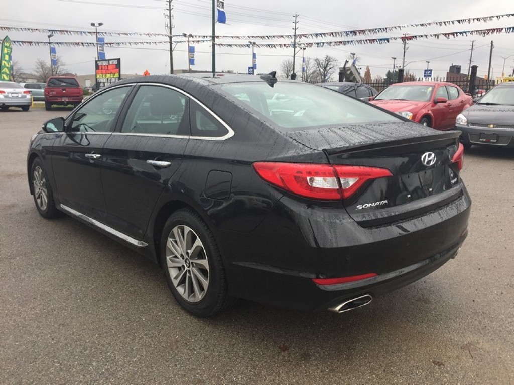 Used 2015 Hyundai SONATA SPORT * LEATHER/CLOTH * REAR CAM ...