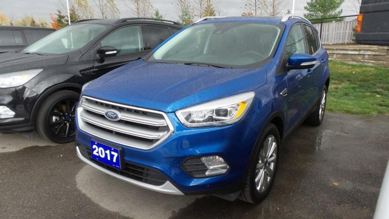 2017 Ford Escape LOCAL TRADE, TITANIUM, 2L, 301A PACKAGE, LOADED! Photo