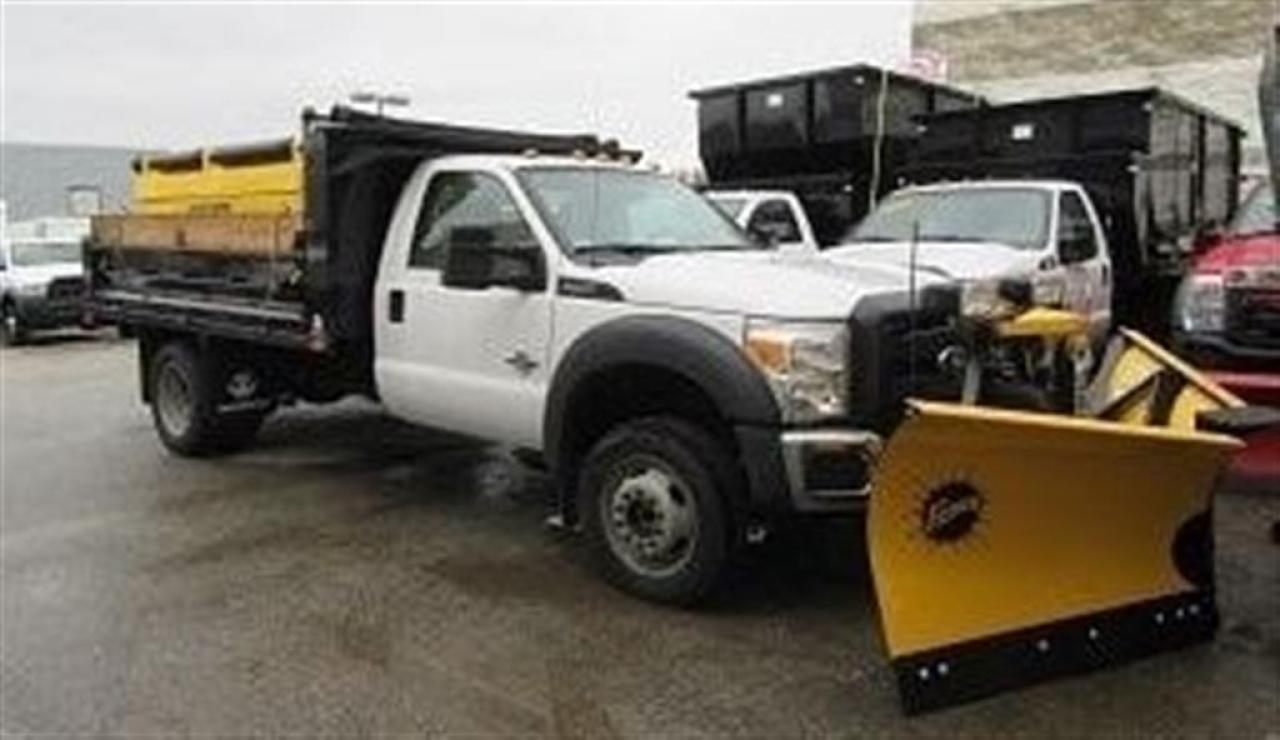 Used 2016 Ford F-550 Reg Cab 4x4 diesel dump new V plow New Salter for