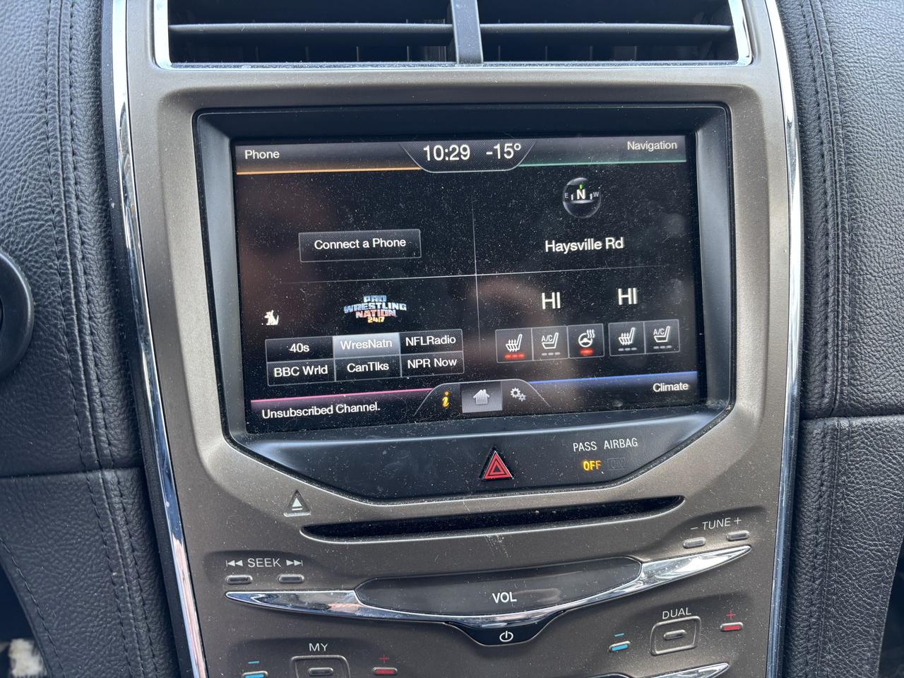 2014 Lincoln MKX AWD, 3.7L, LEATHER, WTP AND 20" RIMS, AS TRADED! Photo