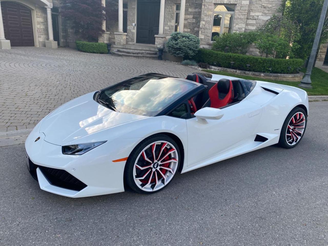 Used 2016 Lamborghini Huracan Spyder FINANCE LEASE CANADA WIDE DELIVERY ONE OWNER for sale in London, ON