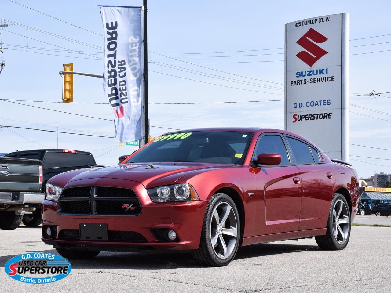 Used 2014 Dodge Charger R/T ~5.7 HEMI ~Nav ~Cam ~Leather ~Roof ~Bluetooth for sale in Barrie, ON