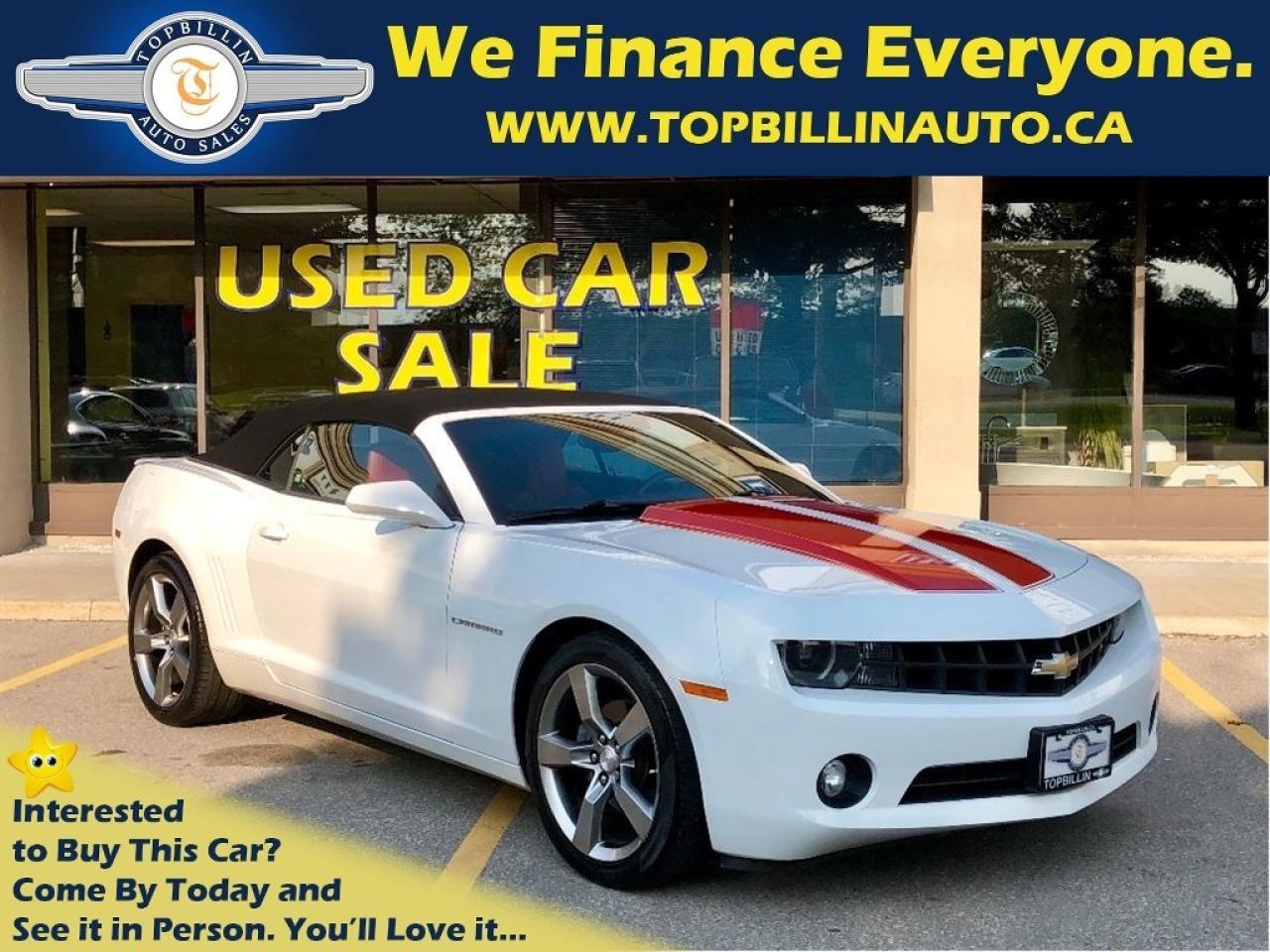 Used 2011 Chevrolet Camaro 2lt Convertible Red Interior