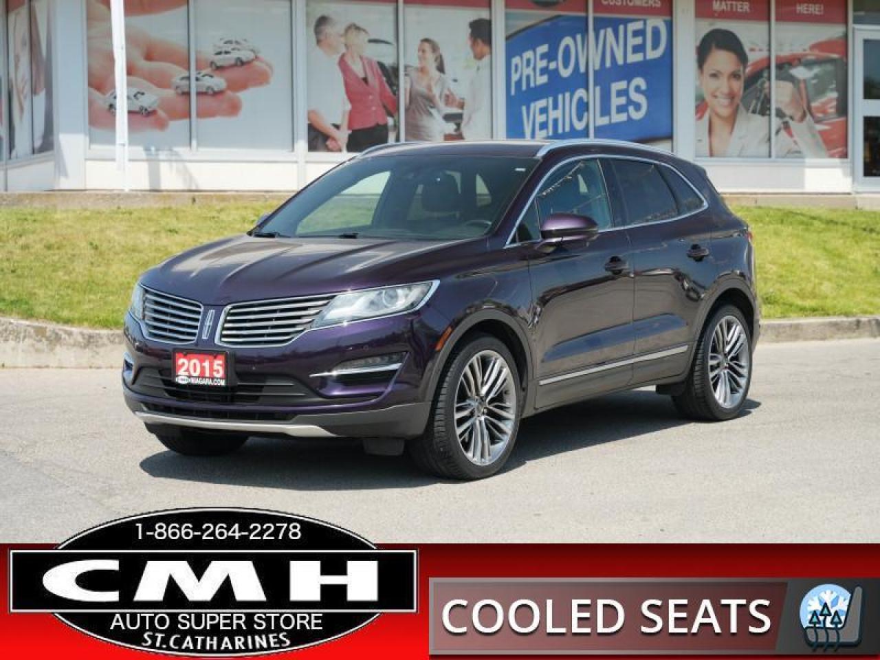 Used 2015 Lincoln MKC Reserve  NAV ROOF COLD-SEATS REM-START for sale in St. Catharines, ON