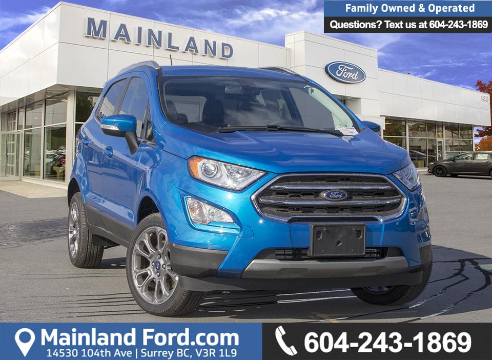 Build And Price Your New Ford Car Or Truck Mainland Ford >> Used 2018 Ford Ecosport Titanium 4wd 400a For Sale In Surrey Build And Price Your New Ford Car Or Truck Mainland Ford >> Used 2018 Ford Ecosport Titanium 4wd 400a For Sale In Surrey