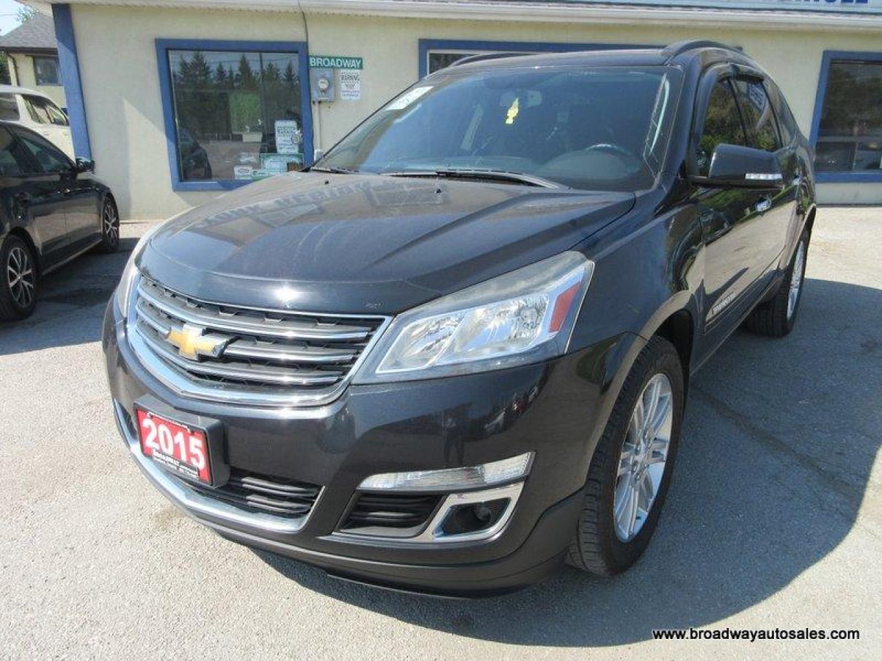 2015 Chevrolet Traverse ALL-WHEEL DRIVE 1-LT-TRUE-NORTH-MODEL 7 PASSENGER 3.6L - V6.. CAPTAINS.. 3RD ROW.. DUAL SUNROOF.. BACK-UP CAMERA.. HEATED SEATS..