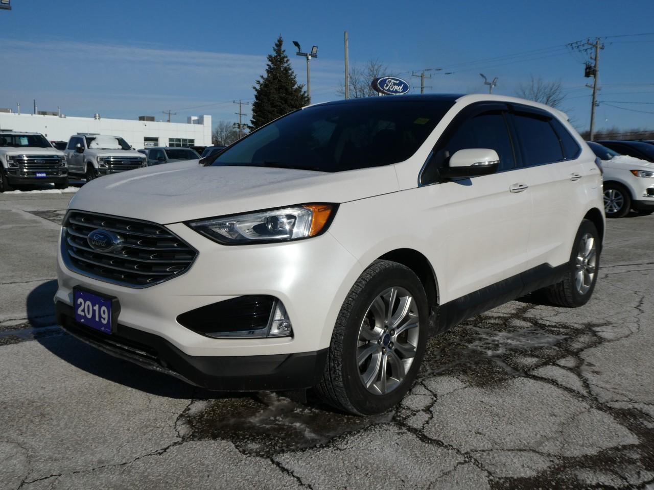 Used 2019 Ford Edge Titanium | Navigation | Blind Spot | Remote Start for sale in Essex, ON