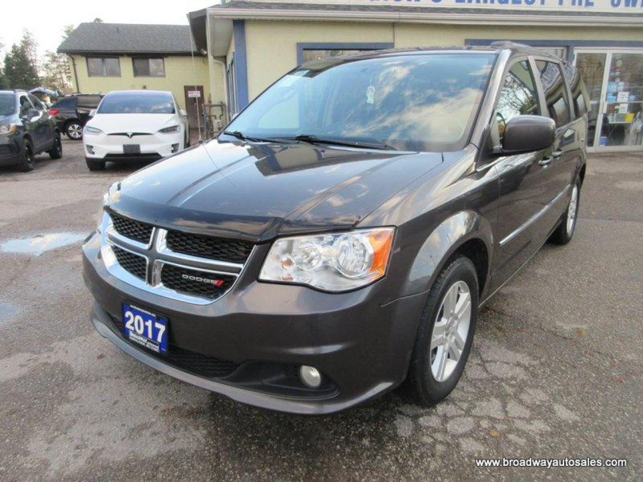 Used 2017 Dodge Grand Caravan FAMILY MOVING CREW-EDITION 7 PASSENGER 3.6L - V6.. CAPTAINS.. FULL STOW-N-GO.. ECON-MODE-PACKAGE.. CD/AUX INPUT.. KEYLESS ENTRY.. for sale in Bradford, ON