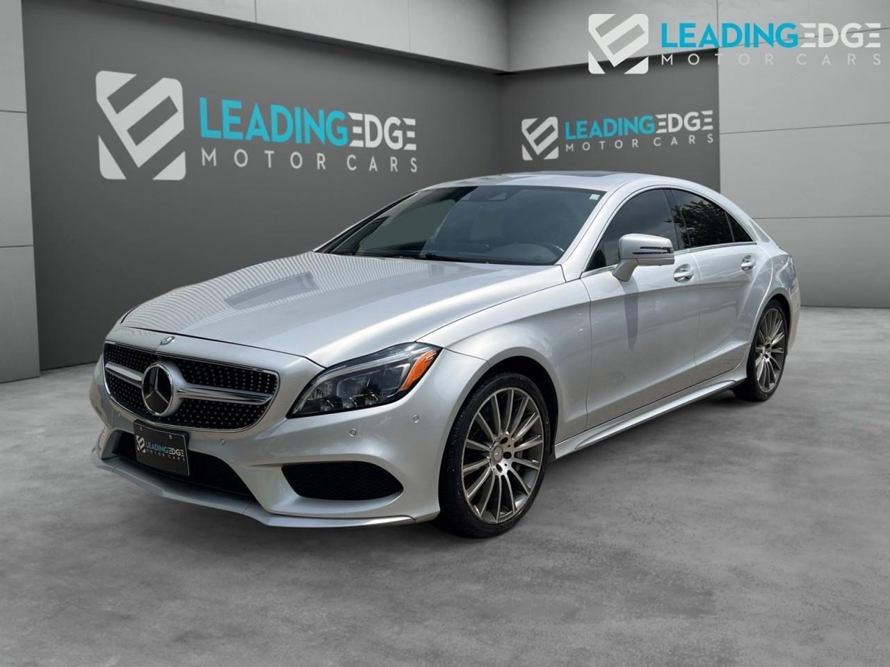 <div>4.6L CLS 550 4MATIC! Premium Package! Loaded with navigation, sunroof, leather, heated and cooled front seats, heated rear seats, blind spot monitors, adaptive cruise, Harman/Kardon sound system, dual zone climate control, 360 parking camera, power lift gate, bluetooth, power memory driver seat, keyless entry, push button start and more! *** CALL OR TEXT 905-590-3343 ***</div><div><br /></div><div>Leading Edge Motor Cars - We value the opportunity to earn your business. Over 20 years in business. Financing and extended warranty available! We approve New Credit, Bad Credit and No Credit, Talk to us today, drive tomorrow! Carproof provided with every vehicle. Safety and Etest included! NO HIDDEN FEES! Call to book an appointment for a showing! We believe in offering haggle free pricing to save you time and money. All of our pricing is plus applicable taxes and licensing, with financing available on approved credit. Just simply ask us how! We work hard to ensure you are buying the right vehicle and will advise you every step of the way. Good credit or bad credit we can get you approved!</div><div>*** CALL OR TEXT 905-590-3343 ***</div>