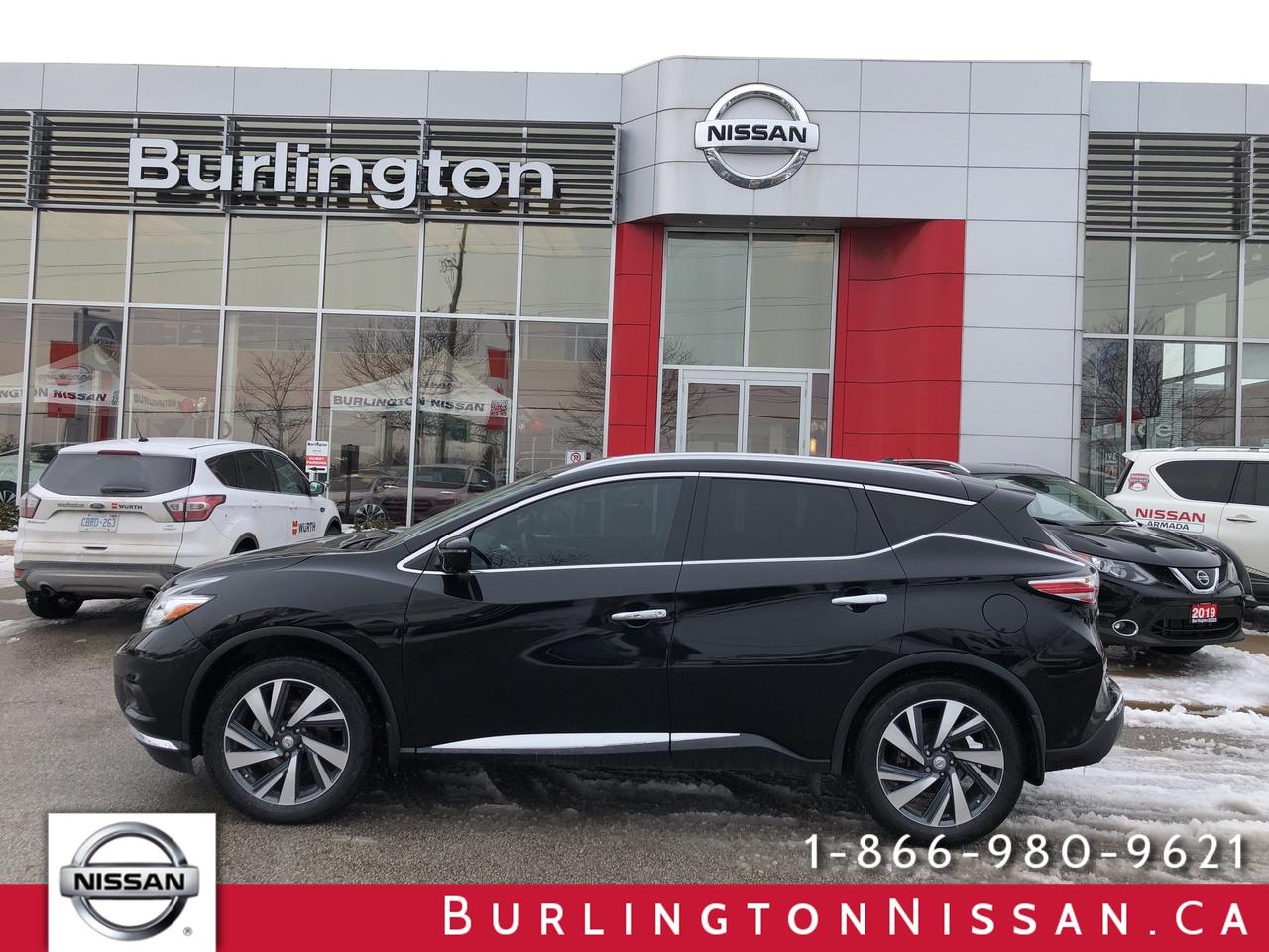 Used 2016 Nissan Murano Platinum, ACCIDENT FREE, EXTENDED WARRANTY ! for  Sale in Burlington, Ontario | Carpages.ca
