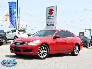 Used 2009 Infiniti G37 X AWD ~Sunroof ~Power Seat ~Alloy Wheels for sale in Barrie, ON