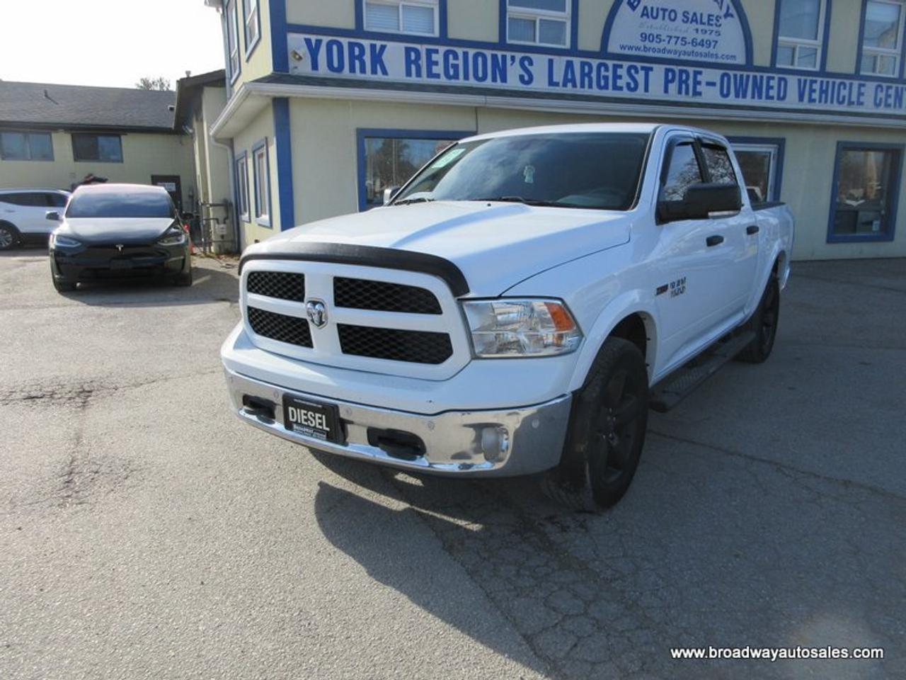 2016 RAM 1500 GREAT VALUE OUTDOORSMAN-MODEL 5 PASSENGER 3.0L - ECO-DIESEL.. 4X4.. CREW-CAB.. SHORTY.. HEATED SEATS & WHEEL.. BACK-UP CAMERA.. BLUETOOTH SYSTEM.. Photo1
