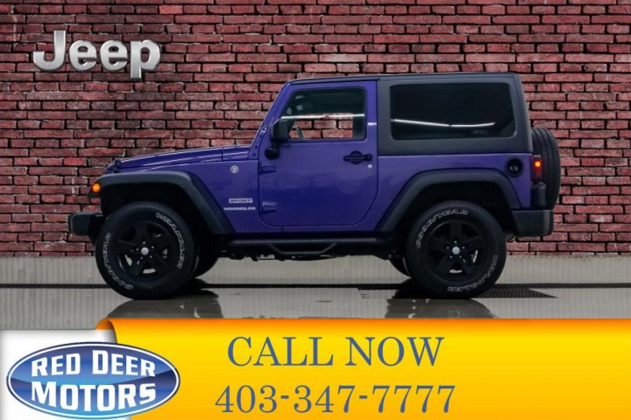 Used 2017 Jeep Wrangler 4x4 Sport 2 Door For Sale In Red Deer