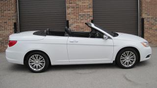 JUST IN!!! ALMOST BRAND NEW! ABSOLUTELY STUNNING CAR!!

***PRISTINE ***2012 CHRYSLER 200 LIMITED HARDTOP CONVERTIBLE! 

YES,....ONLY 70,827 KMS. NOT A MISPRINT!!! SENIOR FEMALE OWNER!!

FULLY LOADED!! GPS-NAVIGATION,BOSTON ACOUSTICS PREMIUM SOUND SYSTEM, LEATHER INTERIOR - HEATED POWER SEATS, POWER CONVERTIBLE HARDTOP, V-6 ENGINE (3.6 LITRE) REMOTE STARTER, ALLOYS WHEELS, CRUISE CONTROL, PW, PM, PS, PB, ABS,....FAR TOO MANY OPTIONS TO LIST!!!

NON SMOKER! 

LOCAL ONTARIO VEHICLE!

VEHICLE HISTORY REPORT INCLUDED - CLEAN - NO INSURANCE CLAIMS, OR ACCIDENTS!!

THE FOLLOWING FEATURES LISTED BELOW ARE INCLUDED IN THE PRICE:

*****SAFETY  CERTIFICATION!!!

*****WARRANTY - COMPREHENSIVE COVERAGE ON PARTS & LABOR - COVERAGE VALID IN CANADA AND USA.

*****VEHICLE HISTORY REPORT - CLEAN - NO CLAIMS!!

*****COMPLETE 100 POINT INSPECTION INCLUDING CASTROL SYNTHETIC OIL AND FILTER CHANGE, TOP UP ALL FLUIDS, AND COMPLETE VEHICLE INSPECTION. JUST COMPLETED!!!

*****COMPLETE EXTERIOR & INTERIOR DETAIL (CLEAN-UP) INCLUDING EXTERIOR WAX/POLISH, INTERIOR LEATHER CONDITIONER, CARPETS SHAMPOO, WHEELS POLISHED, AND ENGINE DE-GREASE.

ONLY HST & LICENCE FEE EXTRA.

NO OTHER (HIDDEN) FEES EVER!

PLEASE CALL 416-274-AUTO (2886) TO SCHEDULE AN APPOINTMENT.

RICHSTONE FINE CARS INC.
855 ALNESS STREET, UNIT 17
TORONTO, ONTARIO
M3J 2X3

WE ARE AN OMVIC CERTIFIED DEALER AND PROUD MEMBER OF THE UCDA.

SERVING TORONTO/GTA & CANADA WIDE SALES SINCE 2000!!

VEHICLE OPTIONS - FULLY LOADED!!

HARDTOP CONVERTIBLE - ONE TOUCH POWER/BUTTON TO OPEN/CLOSE ROOF!
NAVIGATION SYSTEM - GPS
LEATHER INTERIOR - POWER HEATED SEATS
AIR CONDITIONING
BOSTON ACOUSTICS Premium audio - sound system
V-6 ENGINE (3.6 LITRE)
REMOTE STARTER
Satellite radio
Power locks
Power mirrors
Power steering
Remote key less entry
Tilt - telescopic steering wheel
Power windows
Rear window defroster
Tinted glass
CD player
Bucket seats
Heated seats
Power seats
Airbag: driver
Airbag: passenger
Alarm
Anti-lock brakes
Fog lights
Traction control
Alloy wheels
Bluetooth
