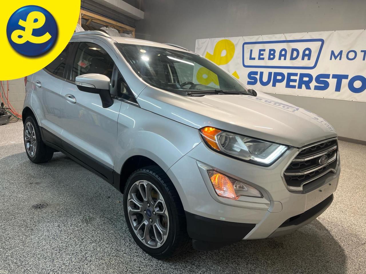 Used 2018 Ford EcoSport Titanium AWD * Navigation * Sunroof * Leather * Blind Spot Assist * Apple CarPlay/ Android Auto * WiFi Hotspot * 911 Assist * Push Start *Rear Parking for sale in Cambridge, ON