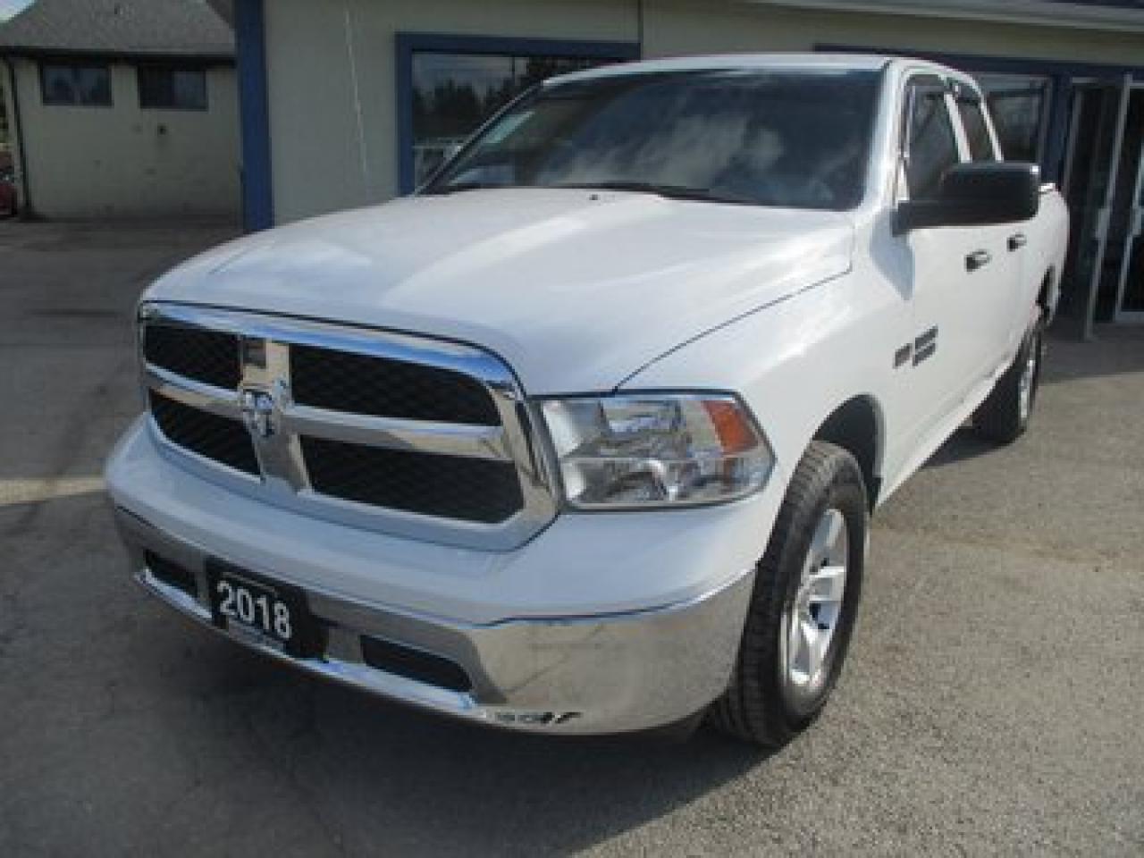 Used 2018 Dodge Ram 1500 GREAT VALUE TRADESMEN-EDITION 6 PASSENGER 5.7L - HEMI.. 4X4.. QUAD-CAB.. 6.6-BOX.. BACK-UP CAMERA.. BLUETOOTH SYSTEM.. KEYLESS ENTRY.. for sale in Bradford, ON