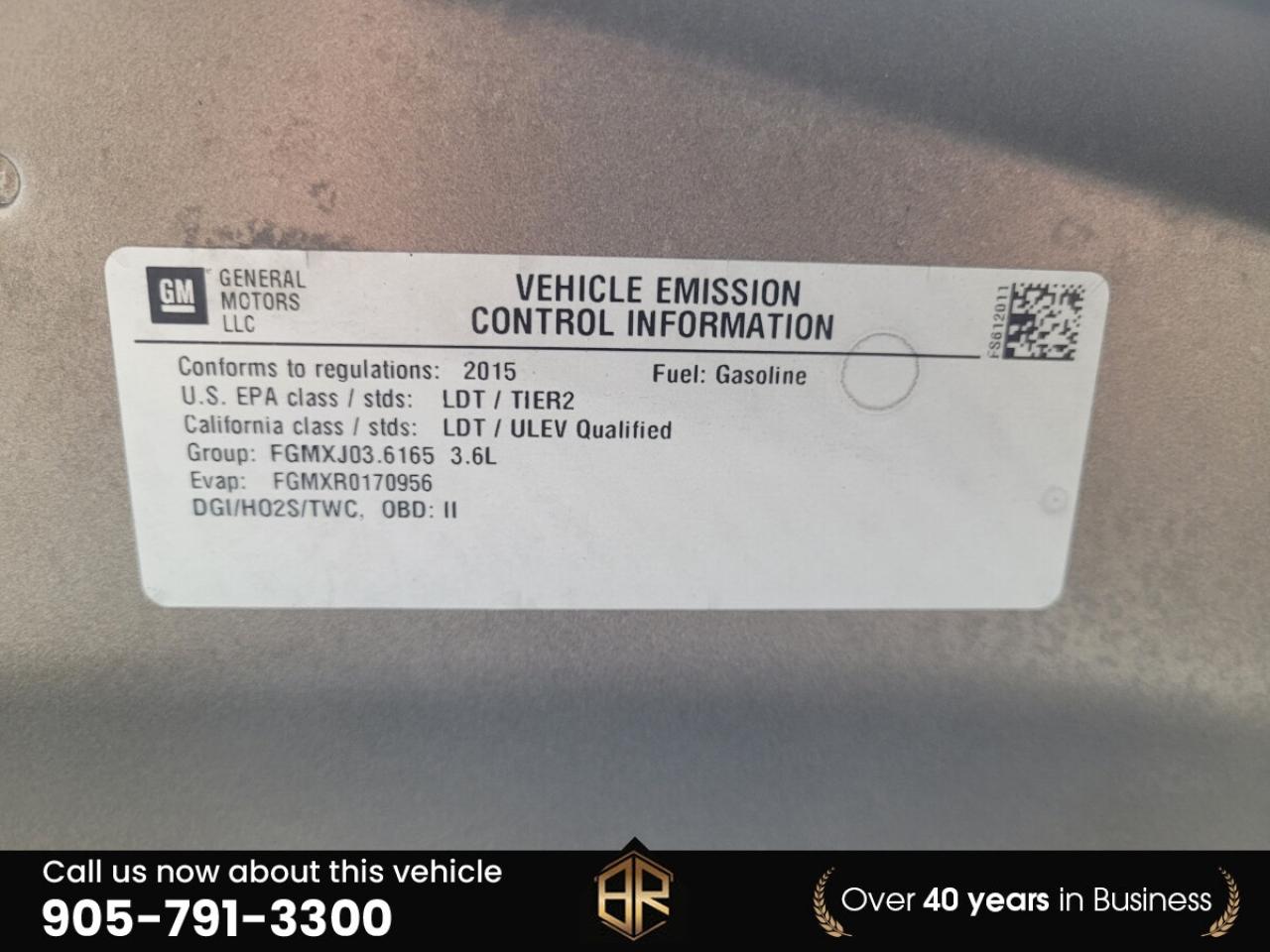 2015 Cadillac SRX Premium | No Accidents Reported | Loaded | AWD Photo